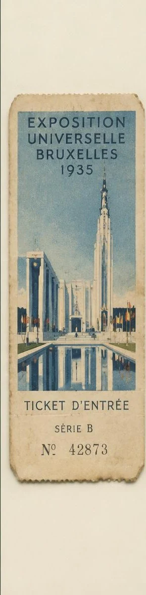 Brussels Exposition Admission Ticket