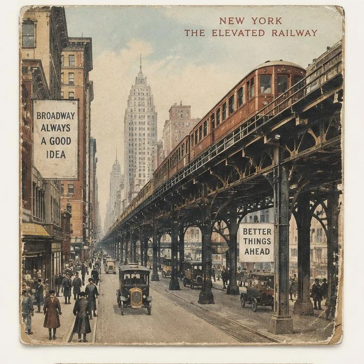 New York Elevated Railway, Broadway