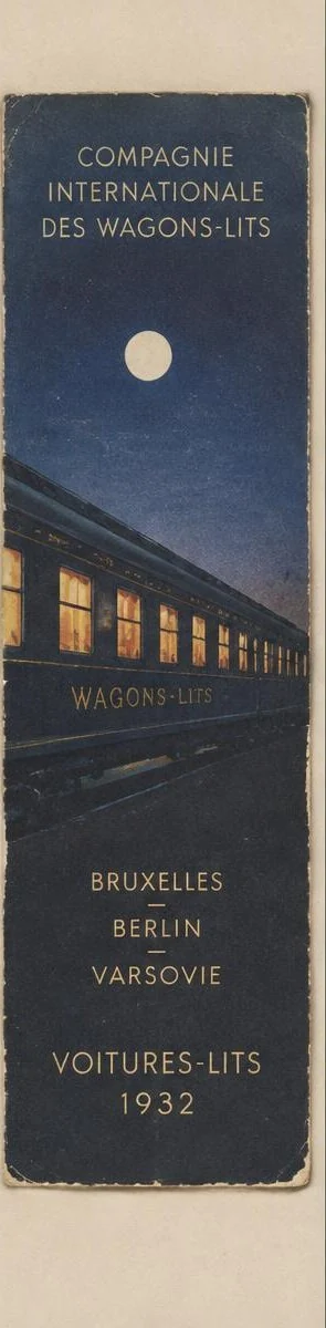 Brussels Night Train Sleeper Card