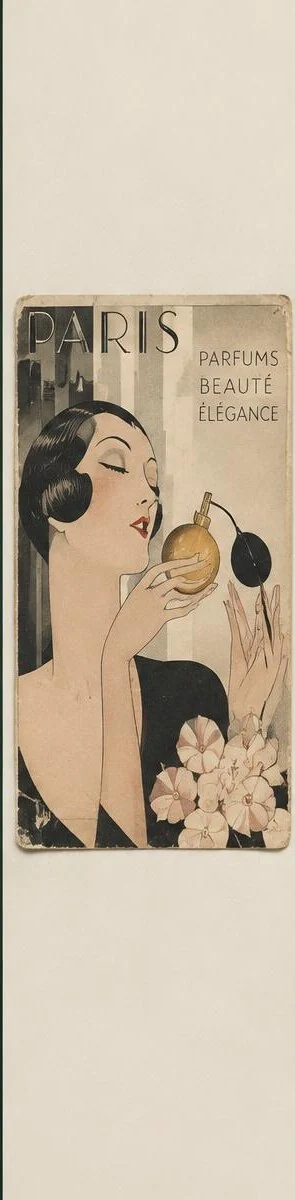 Parisian Perfume Advertising Card