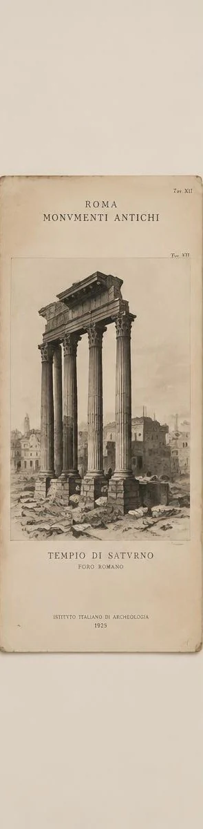 Roman Monuments Portfolio Plate