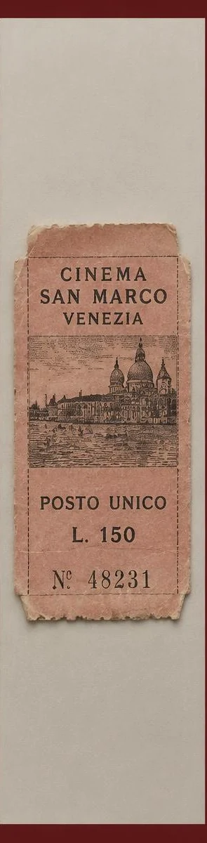 Cinema San Marco Admission Stub